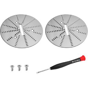 2 Pack Juicer Blade Compatible with Breville Juicer Models JE95XL, JE98XL, BJE200XL,BJE430SIL,BJE510XL, JE900 ，With 2x Blade, 3x Screws & Wrench ，Blade Diameter: 3.5 in. Easy to Replace in Kuwait