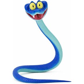 13-inch Blue Cartoon Snake PVC Toy – Bendable, Flexible, Fun & Collectible for Boys, Girls, Animation Fans, and Collectors in Kuwait