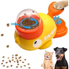 Dog Interactive Treat Dispenser Toy Cat Puzzle Slow Feeder Duck-Shaped Pet Toys for Cat and Dogs Enrichment Training in Saudi Arabia