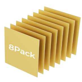 Pre-Painted Basswood Craft Boards, 8 Pack 12x12x3mm (1/8") Colored Plywood, Double-Sided, Ready to Use for DIY Crafts, Decorations & School Projects (8 Colors Mixed) in Kuwait