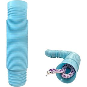 Snake Enrichment Tunnel & Hide: Bendable Reptile Crawl Tube for Juvenile Snakes & Small Pets (Ball Python, Corn Snake) in Kuwait