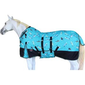74" 1200D Turnout Lightweight Rain Horse Winter Blanket Sheet 3B101 in Kuwait