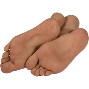 1 Pair Soft Silicone Life Size Male Model Legs Foot Model Show Shoes Show Jewelry Sandals Socks Show Art Sketch Nails (4301) in Saudi Arabia