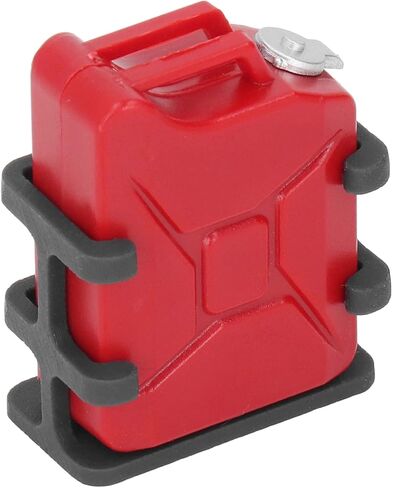 Alomejor Decorative RC Car Fuel with High Simulation, Ideal for Modeling Cars for Climbing on 1/10 1/8 Scale, Mini Plastic for a Appearance (Red) in Saudi Arabia
