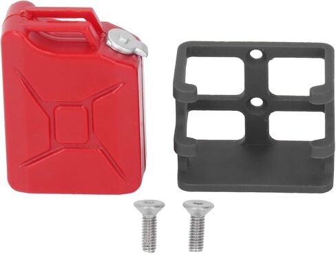 Alomejor Decorative RC Car Fuel with High Simulation, Ideal for Modeling Cars for Climbing on 1/10 1/8 Scale, Mini Plastic for a Appearance (Red) in Saudi Arabia