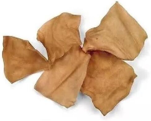 Dogs Chew Treat Peanut Butter Flavored Natural Rawhide Chips Dental Health Bulk Packs (50 Chips) in Kuwait