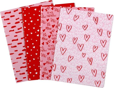 الحوت 60 ورقة عيد الحب المناديل الورقية الحب القلب هدية ورق التغليف 13.8 × 19.7 بوصة متنوعة الأحمر الوردي الحلو نمط التعبئة ورقة ل DIY الحرفية أكياس الهدايا حفل زفاف عيد ميلاد الديكور in Kuwait