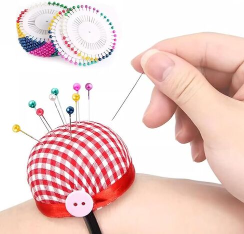 480PCS Sewing Pins Straight Pin for Fabric, Pearlized Ball Head Quilting Pins Long 1.42inch, Multicolor Corsage Stick Pin for Dressmaker, Jewelry DIY Decoration, Craft and Sewing Project in Saudi Arabia