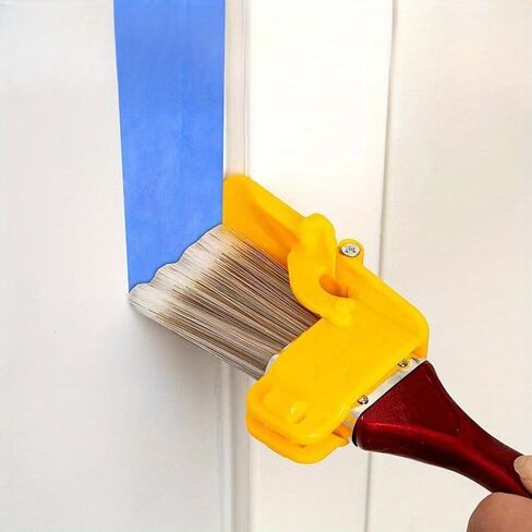 1pc Paint Brush - Durable, Lightweight, Clean Brush - Wood Handle,for DIY Painting of Frame, Wall, Ceiling Edges & Trim (red) in Saudi Arabia