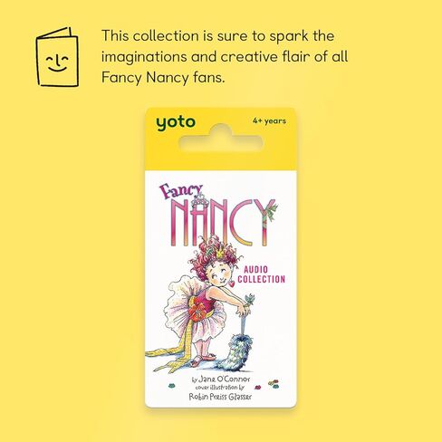 Yoto Fancy Nancy Audio Collection – Kids Audio Card for Use with Player & Mini All-in-1 Audio Device, Screen-Free Listening with Fun Stories for Playtime Bedtime & Travel, Ages 4+ in Kuwait