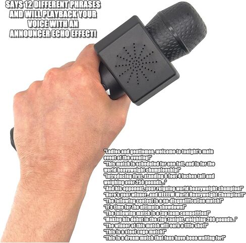 Figures Toy Company Talking Wrestling Ring Announcer Microphone in Saudi Arabia