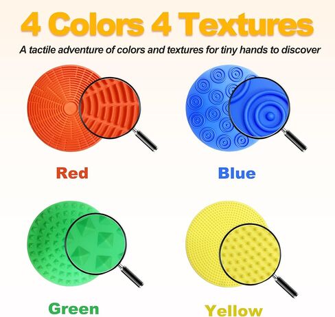 8 قطع وسادات حسية للأطفال، ألعاب فيدجيت حصائر حائط حسية للأطفال الذين يعانون من التوحد واضطراب فرط الحركة ونقص الانتباه، ألعاب تهدئة للأطفال الصغار في الفصل الدراسي يجب أن تمتلكها، بلاط الأرضيات وسادة اللمس لتخفيف التوتر من أجل التوحد ذو الاحتياجات الخاصة in Kuwait