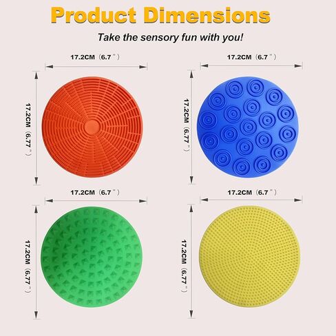 8 قطع وسادات حسية للأطفال، ألعاب فيدجيت حصائر حائط حسية للأطفال الذين يعانون من التوحد واضطراب فرط الحركة ونقص الانتباه، ألعاب تهدئة للأطفال الصغار في الفصل الدراسي يجب أن تمتلكها، بلاط الأرضيات وسادة اللمس لتخفيف التوتر من أجل التوحد ذو الاحتياجات الخاصة in Kuwait