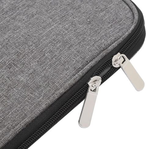 Knitting Needle Storage Case, Gray 600D Oxford Cloth, Long Woven Organizer Bag for Crochet Supplies in Saudi Arabia