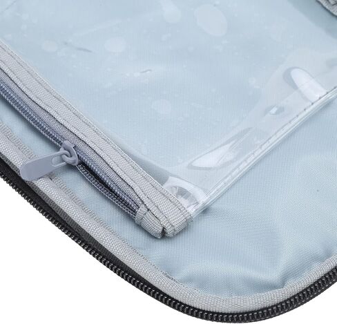 Knitting Needle Storage Case, Gray 600D Oxford Cloth, Long Woven Organizer Bag for Crochet Supplies in Saudi Arabia