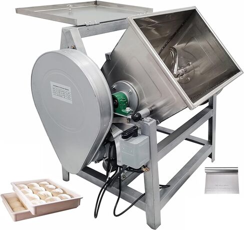 INTSUPERMAI Commercial 15KG Dough Mixer Machine Electric Flour Mixer with 90 Degree Tilt Bowl for Dough Mixing Kneading Capacity 30QT 1500W in Kuwait