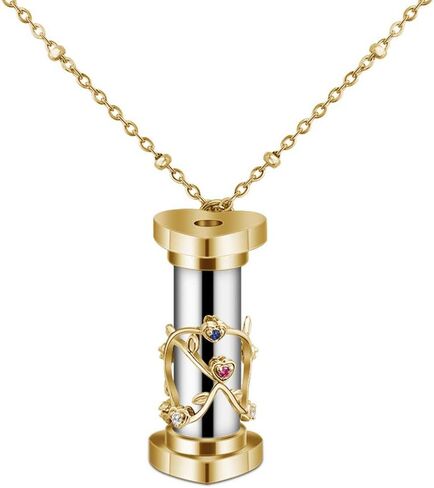 Srliya Kaleidoskop Gifts 5 * 5 * 5 Mini Kaleidoscope Necklace Kaleidoscope Gold Brass Adult Pendant for Children Gift in Saudi Arabia