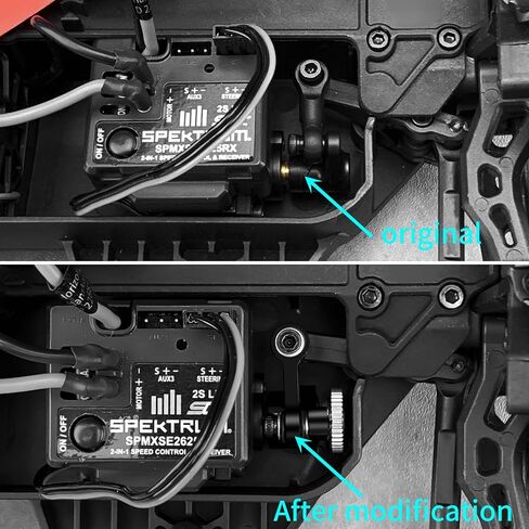 موفر مؤازر من الألومنيوم LSG 20T لـ Arrma 1/18 جرانيت جروم 1/16 موهافي 1/14 تايفون لوسي 1/12 ناسكار in Kuwait