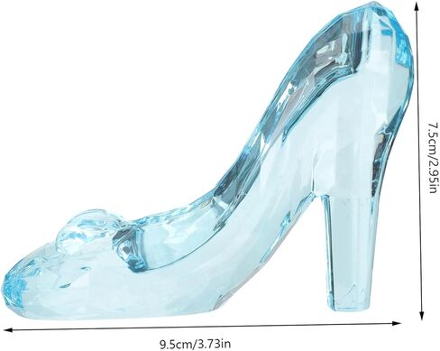 Mini Crystal Heels Delicate High Heel Shoe Ornament for Desktop Decor Crystal Shoe Decorative Accessory for Home Wedding and Party Decoration in Saudi Arabia