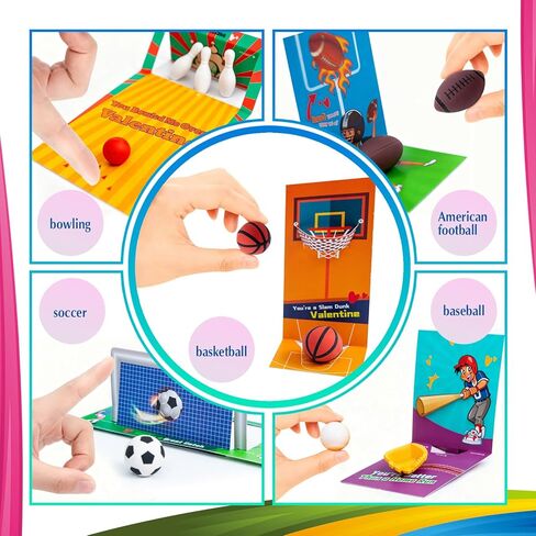 مجموعة ممحاة أقلام الرصاص ذات الطابع الرياضي للحفلات، محايات رياضية صغيرة مع بطاقات ألعاب تفاعلية، ألعاب سطح المكتب الإبداعية وألعاب تخفيف التوتر لعيد الحب، هدية المدرسة 30 حزمة in Kuwait