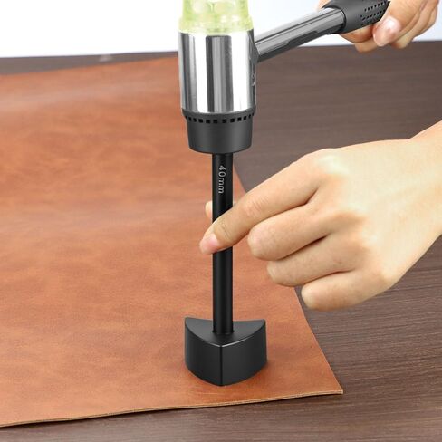 QWORK Leather Corner Punch Set - 3 Sizes V-Shaped Cutting Tools (0.98", 1.18", 1.57"), Leather Punch for Belts, Wallets in Saudi Arabia