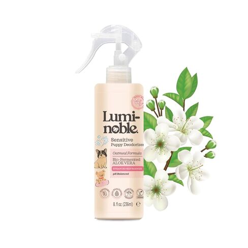 عطر رذاذ مزيل للروائح الكريهة للكلاب الحساسة، كولونيا للحيوانات الأليفة بتركيبة الشوفان، رذاذ مزيل لتشابك الشعر لا يسبب الحساسية، خالي من الكحول، مزيل رائحة الحيوانات الأليفة للجراء، رائحة المسك الأبيض لتحديث الجلد والمعطف، 8 أونصة in Kuwait