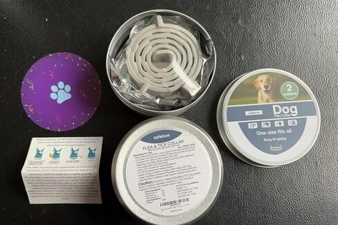 الوقاية من البراغيث والقراد للكلاب - طوق البراغيث - عدد 2 - قابل للتعديل in Kuwait