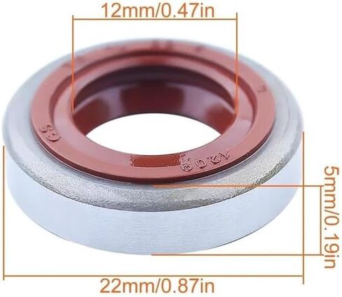 LBCJNBSD FS120 ختم الزيت 12x22x5 حشيات الختم مناسبة لـ FS75 FS81 HL75 HS61 HS81 FS200 FS240 FS250 FS260 FS400 FS450 FS480 (4 قطعة ختم الزيت) in Kuwait