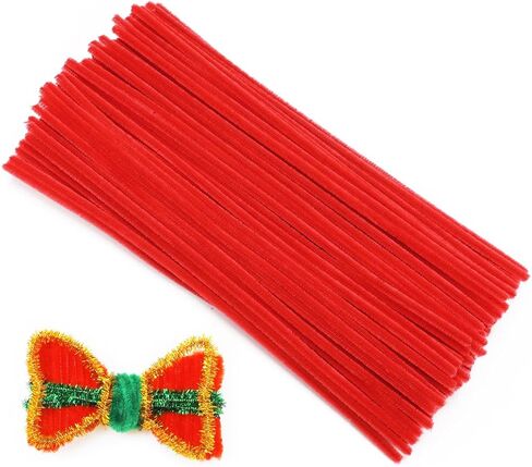 منظفات الأنابيب البيضاء من Bundooraking للحرف اليدوية - سيقان شانيل 12 بوصة، لوازم فنية وحرفية للمشروعات اليدوية والديكورات والحرف الإبداعية in Kuwait