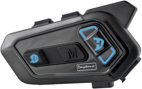 Daytona Helmets Motorcycle Bluetooth Headset - Motorcycle Intercom System with DSP Audio & CVC 12th Gen Noise Reduction Technology - Motorcycle Communication System for All Types of Helmets in Kuwait
