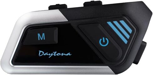 Daytona Helmets Motorcycle Bluetooth Headset - Motorcycle Intercom System with DSP Audio & CVC 12th Gen Noise Reduction Technology - Motorcycle Communication System for All Types of Helmets in Saudi Arabia