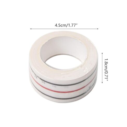 1/4 Inch Seam Guide Tape for Sewing Machines - Diagonal Stitching Tape with Visual Guide Lines for Straight Seams and Quilting - 10 Yard Roll for Sewists and Crafters in Kuwait