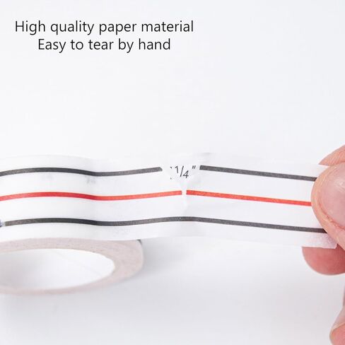 1/4 Inch Seam Guide Tape for Sewing Machines - Diagonal Stitching Tape with Visual Guide Lines for Straight Seams and Quilting - 10 Yard Roll for Sewists and Crafters in Kuwait