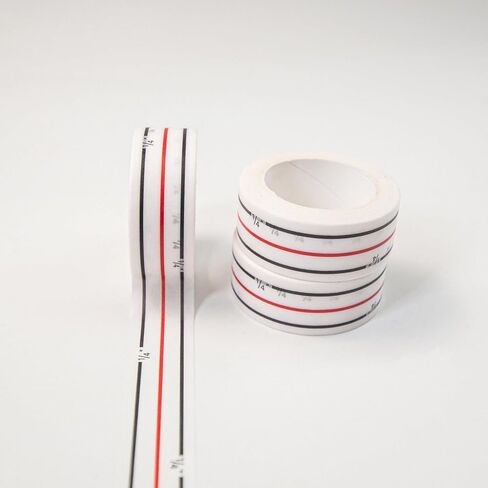 1/4 Inch Seam Guide Tape for Sewing Machines - Diagonal Stitching Tape with Visual Guide Lines for Straight Seams and Quilting - 10 Yard Roll for Sewists and Crafters in Kuwait