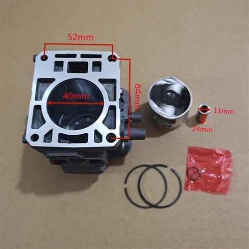 AFcBa FS410 (40 مللي متر) مجموعة حشيات حلقة المكبس الأسطوانية مناسبة لـ FS 410 FS410R FS410C FS410RC قطع غيار ماكينة تقطيع الفراشي in Kuwait