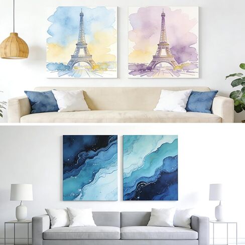 3 مجموعات من قضبان نقالة القماش الخشبية DIY، مقاس 16 × 20/16 × 24/12 × 16 بوصة، مجموعة إطارات قماشية مرنة متعددة الأحجام لتغليف المعرض ولوحة زيتية وتطريز ومستلزمات فنية بالإبرة سهلة التجميع in Kuwait