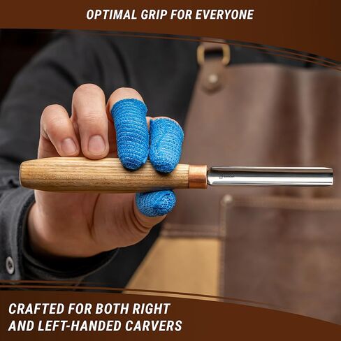 BeaverCraft Wood Carving Gouge K9/10 Woodworking Hand Chisel Compact Wood Carving Knife for Beginners and Profi in Saudi Arabia