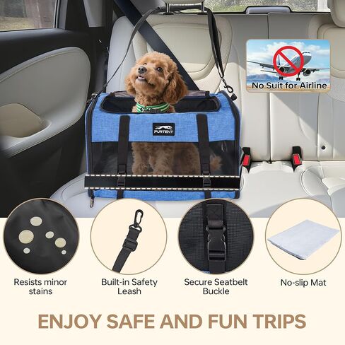 Large Cat/Dog Carrier up to 25 Pounds, Portable Soft Sided Pet Travel Carriers for Medium Big Cats and Puppy, Collapsible Puppy Crate Outdoor 20x13x13in, Dark Blue in Saudi Arabia