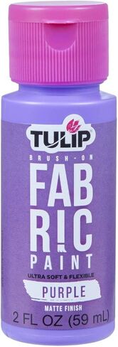 Tulip Soft Paint Peggable 39427 Sfpt Opstk Soft Matte Purple 2Oz in Saudi Arabia