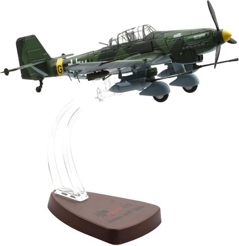 1/72 مقياس الألمانية ستوكا يونكرز Ju-87G1 الغوص مفجر سبيكة نموذج دييكاست الطائرة للتجميع in Kuwait