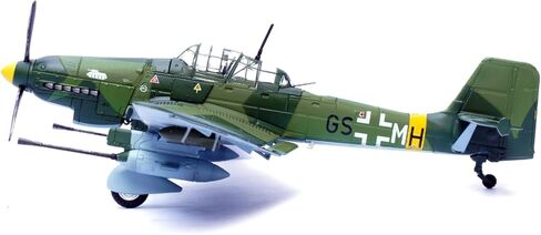 1/72 مقياس الألمانية ستوكا يونكرز Ju-87G1 الغوص مفجر سبيكة نموذج دييكاست الطائرة للتجميع in Kuwait