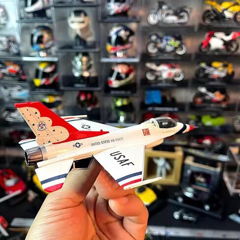 1:72 سبيكة USAF F-16 القتال الصقر ثندربيردز مظاهرة الطائرات المقاتلة لعبة نموذج طائرة محاكاة الطيران العلوم معرض نموذج in Kuwait