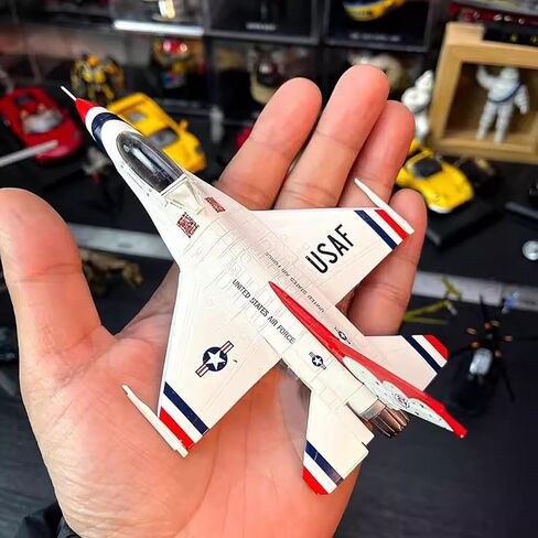 1:72 سبيكة USAF F-16 القتال الصقر ثندربيردز مظاهرة الطائرات المقاتلة لعبة نموذج طائرة محاكاة الطيران العلوم معرض نموذج in Kuwait