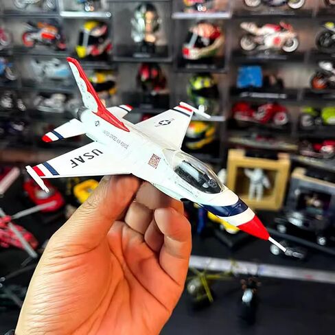 1:72 سبيكة USAF F-16 القتال الصقر ثندربيردز مظاهرة الطائرات المقاتلة لعبة نموذج طائرة محاكاة الطيران العلوم معرض نموذج in Kuwait