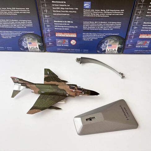 1/144 مقياس USAF ماكدونيل دوغلاس F-4 فانتوم II مقاتلة نموذج سبيكة نموذج ديكاست لعبة الطائرة للتجميع in Kuwait