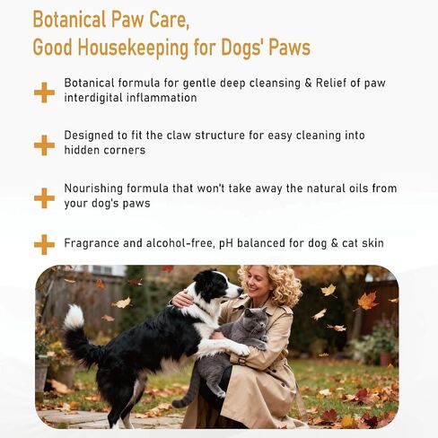Paw Cleaner for Dogs -3.4 oz (Approx. 100 ml) Dog Toe Cleaner - Natural, Gentle, No-Rinse Formula & Deep Cleaning Dirty Paws,Safe for All Dogs & Cats in Kuwait