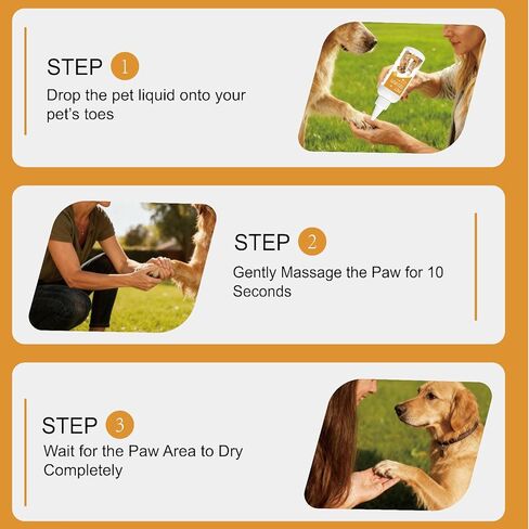 Paw Cleaner for Dogs -3.4 oz (Approx. 100 ml) Dog Toe Cleaner - Natural, Gentle, No-Rinse Formula & Deep Cleaning Dirty Paws,Safe for All Dogs & Cats in Kuwait