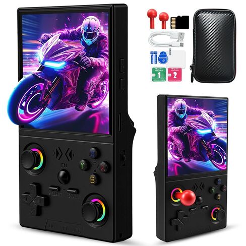 وحدة تحكم ألعاب محمولة باليد UYTGXEN XF40V مع 2 * عصا تحكم طويلة قابلة للفصل، وحدة تحكم ألعاب قديمة بشاشة IPS عالية الدقة 4.0 بوصة، ألعاب كلاسيكية محملة مسبقًا مع محاكي متعدد، ألعاب فيديو الجيب in Kuwait