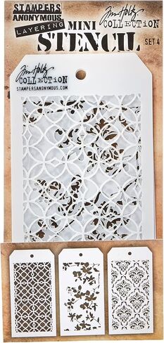 Stampers Anonymous SPATHMST.4 Tim Holtz Mini #4 Layering Stencil in Saudi Arabia