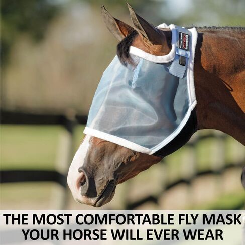 أقنعة شنايدرز X-Spand Mosquito Mesh II Fly Horse | تعزيز الراحة والرؤية | الفك للحركة الطبيعية | حماية من الأشعة فوق البنفسجية بنسبة 40% | ميزات السلامة العاكسة in Saudi Arabia